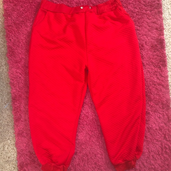 Red sweatpants/joggers - Picture 1 of 4